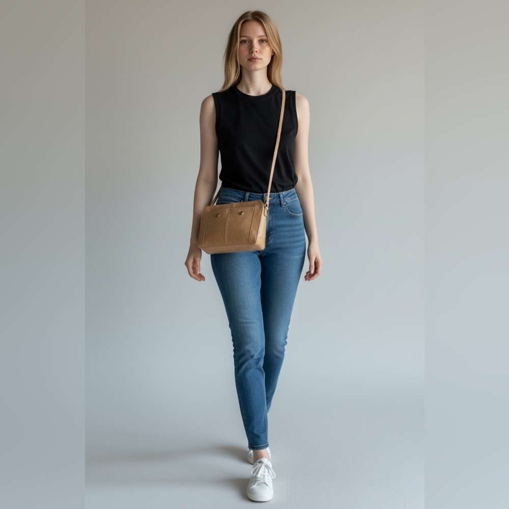 Hobo Leather Shoulder Clutch bag